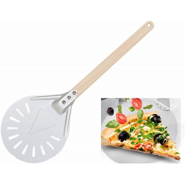 Runda Pizza Peel Slicer Bakverktyg, Pizza Peel för hemlagade pizzabagare