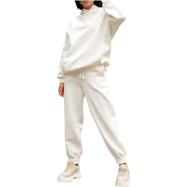 Dame Træningssæt, Joggingsæt Trøje Hættetrøje + Bukser Hættetrøje Efterår Vinter Sportswear Hættetrøje + Bukser Sæt XL