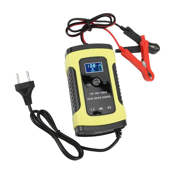Universal 12V 6A digital bilbatterilader til motorcykelkøretøjer