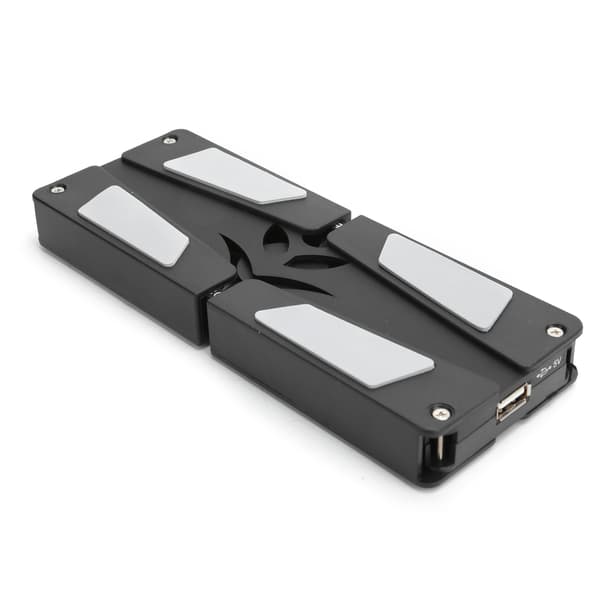 Laptop Kølepude Foldbar Notebook Computer USB Bærbar Køler Stand DR-2008D