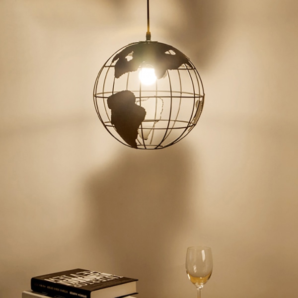 Creative Earth Globe -riippuvalaisin moderni-valkoinen