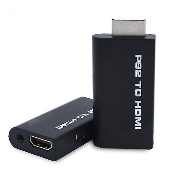PS2 til HDMI-konverter Game til HDMI Video Audio Adapter for Sony PlayStation 2