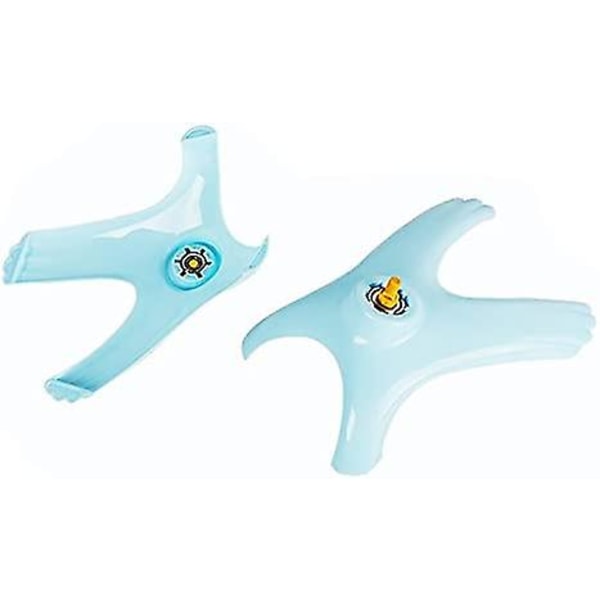 Træningshjul i plast til små dyr - Silent Spinner Non-Slip Run Disc til hamstere Pindsvin Små kæledyr Træningshjul Blue2stk
