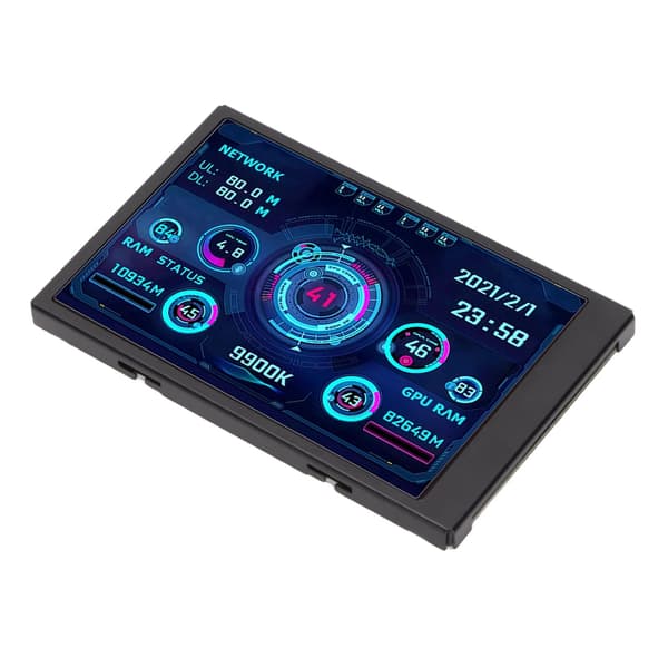 Mini USB IPS-skjerm: AIDA64 PC CPU RAM Data Monitor