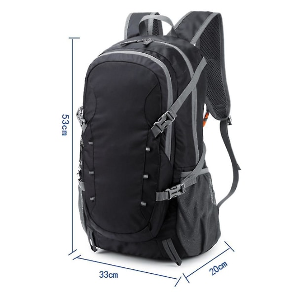1 st 40l lätt packbar ryggsäck för vandringsresor