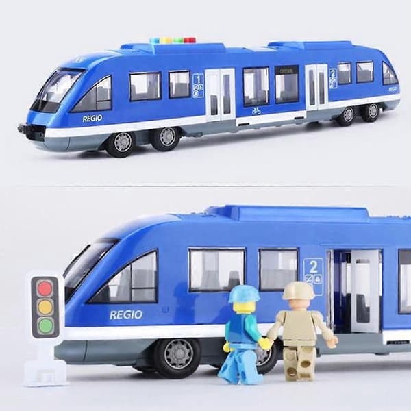 Simulering By Metro Legetøjsbil Børn Gave Lyd Belysning Simulering Metro Model
