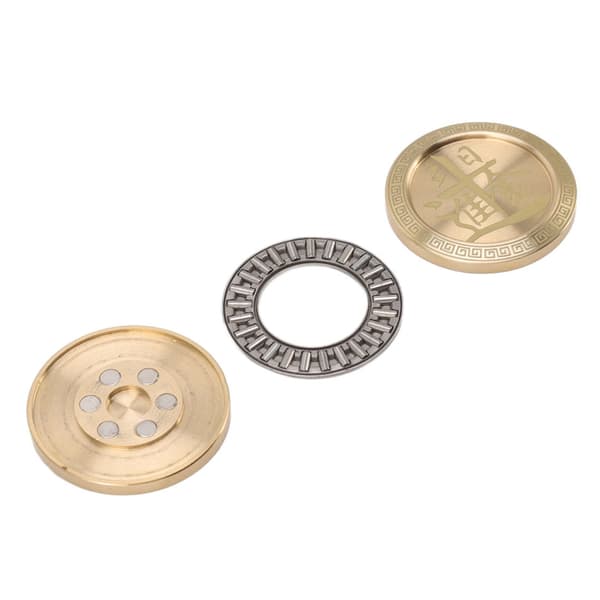 Magnetisk Push Slider Stressaflastende Rund Bærbar EDC Dekompression Legetøj