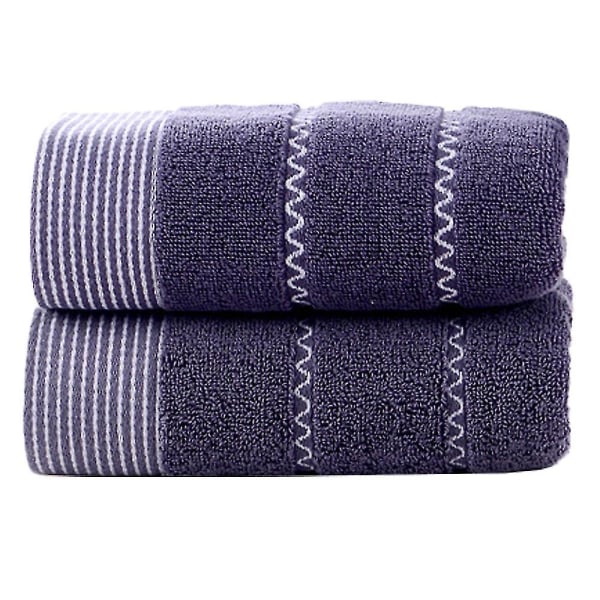 st Badlakan Overdimensjonert 70*135cm Badlakan Snabbtorkande håndduk, ultramjuk absorberende håndduksset dark blue