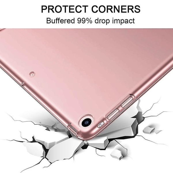 Smart Case Ipad Air 2:lle, älykäs case cover läpikuultava huurrettu takaosa