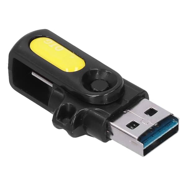 For Android V8 Interface OTG Adapter Bærbar Datakonverter til USB2.0/3.0/USB PD Gul