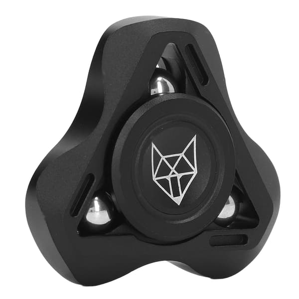 Metal Fidget Håndlegetøj Stressaflastning Rotation Sensorisk Legetøj til Børn Voksne Sort
