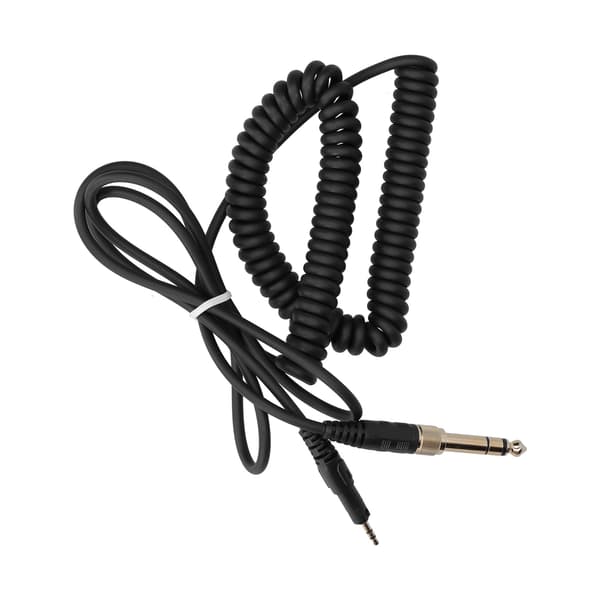 Strækbart Fjeder Hovedtelefon Audio Kabel Udskiftning til ATHM50X M40X