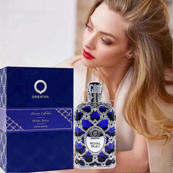【BQ】Amber Eau De Parfum 100ml Klassisk Parfym med Träiga Vaniljnoter Långvarig Doft Blå