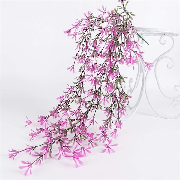 Stykker Faux Ivy Artificial Ivy Plant Artificial Ivy Leaf-Lilla