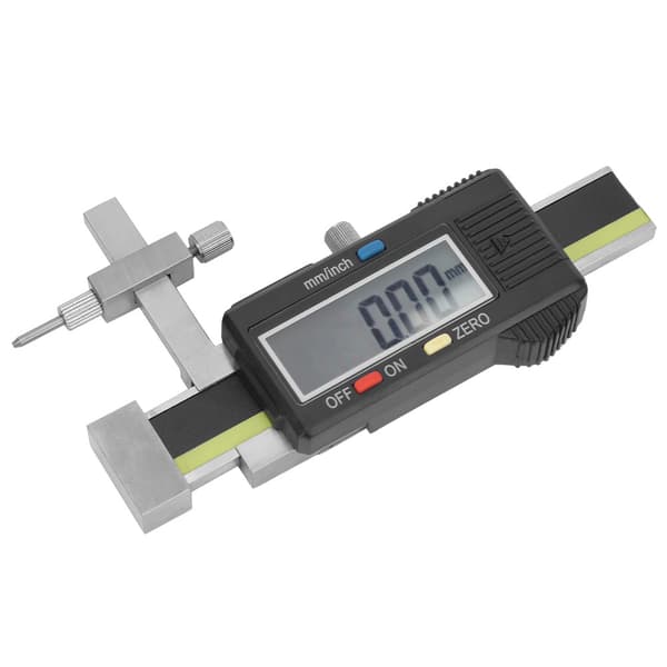 Digital Gap Step Gauge C1-10P Rustfrit Stål Plan Gap Lineal Måler ±10 0,01mm