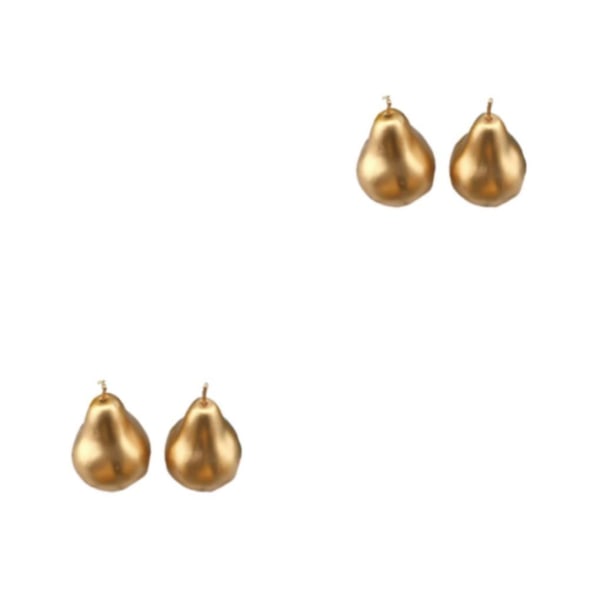 1/2/3/5 2st kemiskt simulerade frukter för heminredning - Golden pear 2PCS