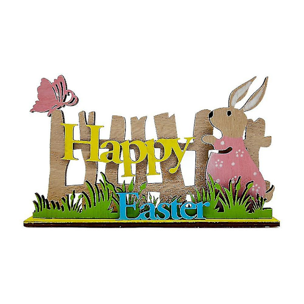 Påske Træ Bunny Bordplade Decor Søde påske træ Craft Ornamenter A