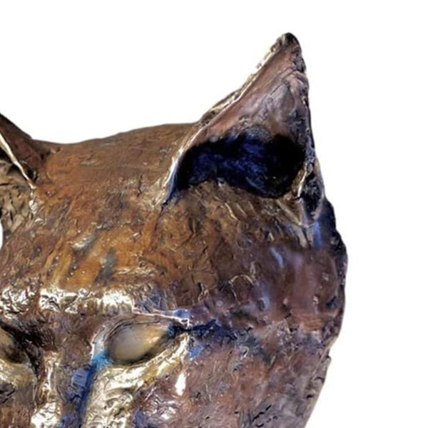 Dörr Skulptur Dekorativ Praktisk Kaffe Katter Mus Vägghängande Knocker För Hem