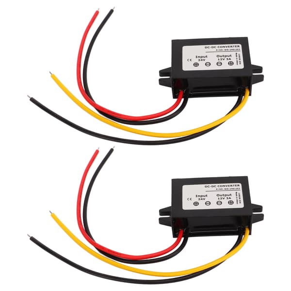 DC til DC-omformer 18-40V til 12V 3A 36W IP68 Vanntett Universal Bil Buck Regulator Modul