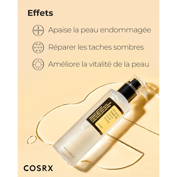 ny stil Sneglemucin 96 % Power Repairing Essence 3,38 fl.oz, 100 ml, for matt og skadet hud