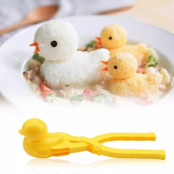 4-pack DIY Sushiform Djurmodellverktyg Djurform Sushiform Barnleksaker Snötofflor Set 1