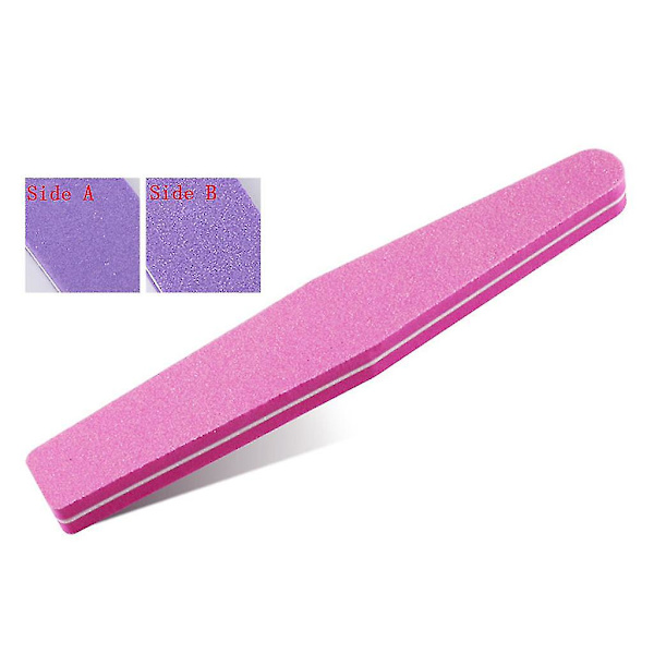 9 st/lot Dubbelsidigt sandpapper Nagelfil Slipning Buffer Block Nagelfilar Slipning Polering Manikyrverktyg