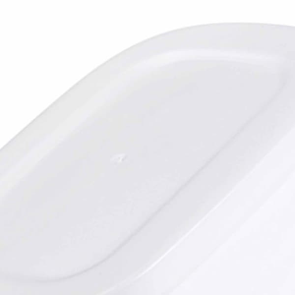 Matboks Mini Lunsjboks Bærbar Bento Boks 280ml Hvit for Kontor Studenter