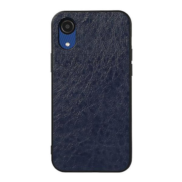 Til Samsung Galaxy A03 Core læderetui (blå)