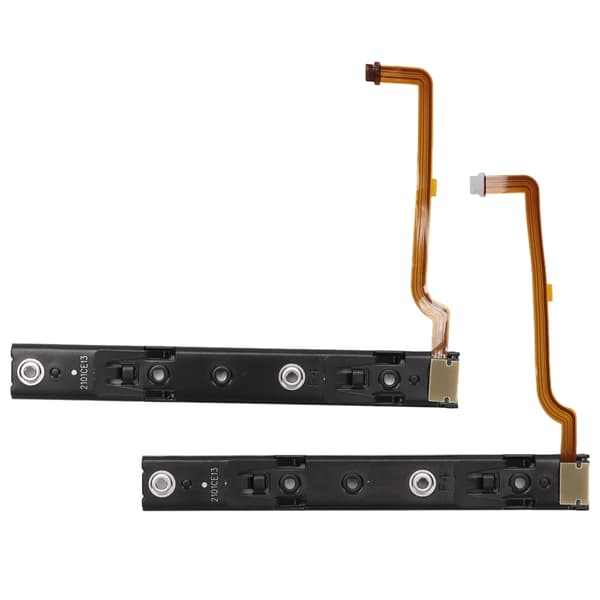 QM2107099 Vänster och Höger Sida Glidskena Metallfäste med Sensor Flexkabel Sidoskena för Switch