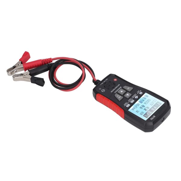 Bilbatteritester 12V 24V Auto Analyzer Hurtigtest Bagbelyst Display Lommelygtebelysning