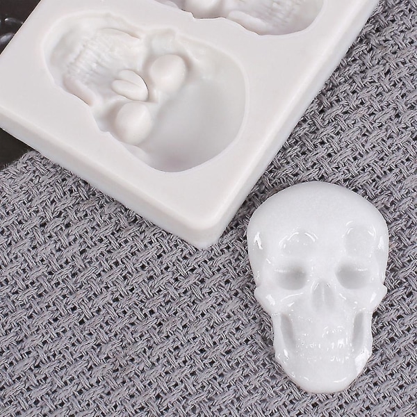 Silikoni Skull Head Fondant Mould Suklaakakkumuotti mold