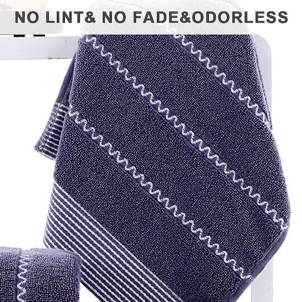 st Badlakan Overdimensjonert 70*135cm Badlakan Snabbtorkande håndduk, ultramjuk absorberende håndduksset dark blue