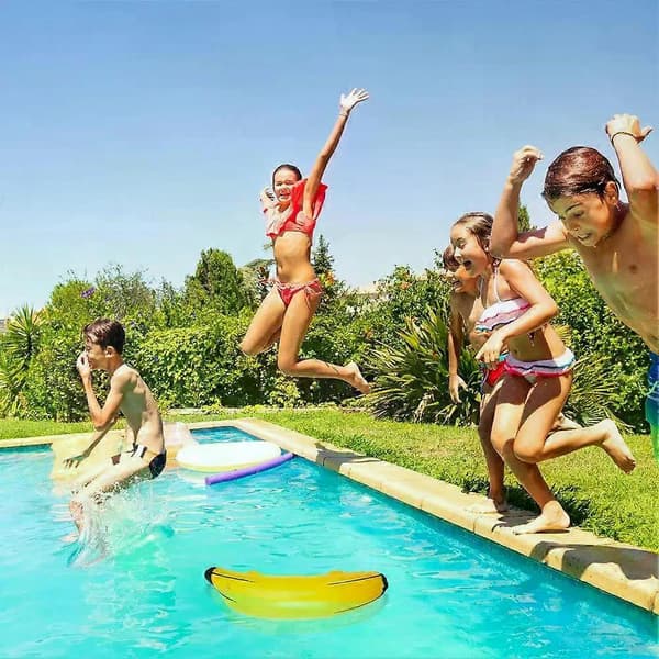 【BQ】Oppustelig Banan PVC Oppustelig Pool Vand Strandfest Sød Form Ren-2STK 2PCS