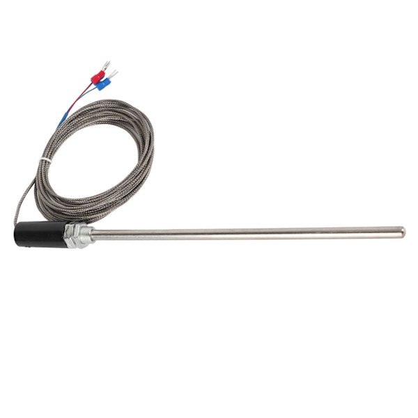 M12 Probe Termoelement PT100 Rustfrit Stål Temperatur Sensor Probe 200mm 0-400°C3m