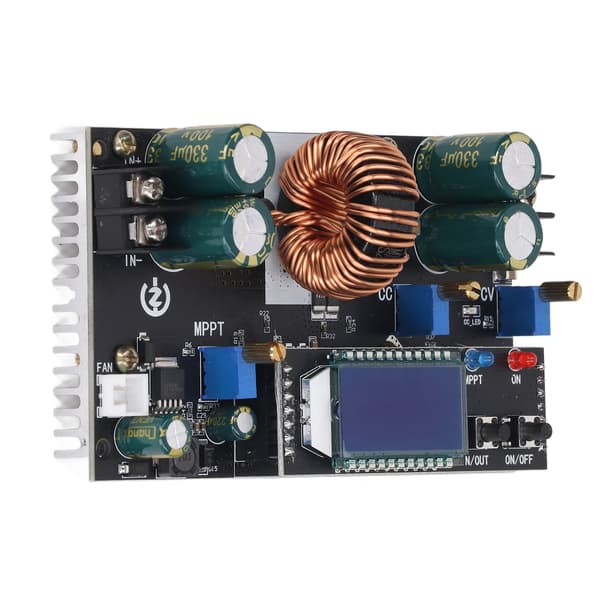 300W LCD Display Solar Automatisk Buck Boost Strømforsyningsmodul til Opladning
