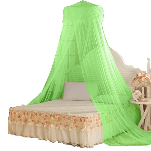 Elegant lett pustende sengenett Green