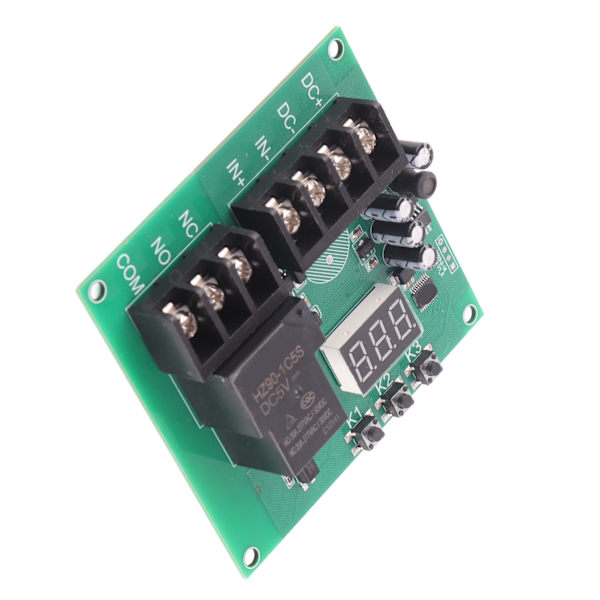 Strømdeteksjonsmodul Digital Display Sensor Beskyttelseskort Detektor Bryter DC 7‑30V