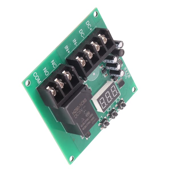 Strømdetekteringsmodul Digital Display Sensor Beskyttelseskort Detektor Switch DC 7‑30V