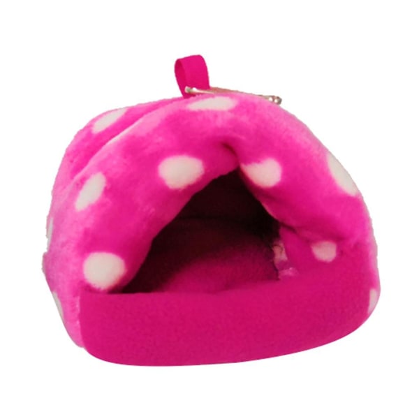 Hamsteri Plysch Hängmatta Hängande Swing Bed Cave Rosa Pink