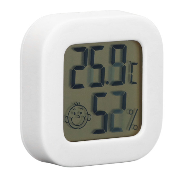 Digital Termometer Hygrometer LCD-skärm Inbyggt Batteri