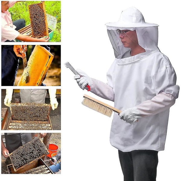 Puku, superpaksu mehiläishoitopuku kokoontaitettava miekkailu purjehdusmärkäpuku mehiläinen