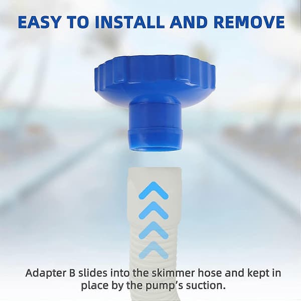 Intex 25016 Skimmerslang 10531 med Adapter B 11238 för ovanmarkspooler