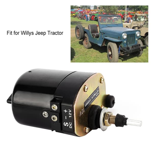 12V Bilrudeviskermotor til Willys Jeep Traktor