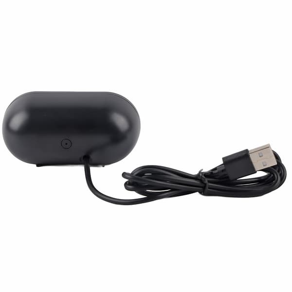 Bærbar Mini USB Dobbel Horn Enheter Datamaskin Høyttaler Lydboks med Lydkort Dekoder Svart