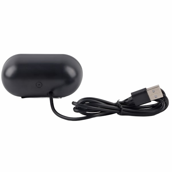 Bærbar Mini USB Dobbelt Horn Enheder Computer Højttaler Lydboks med Lydkort Dekoder Sort