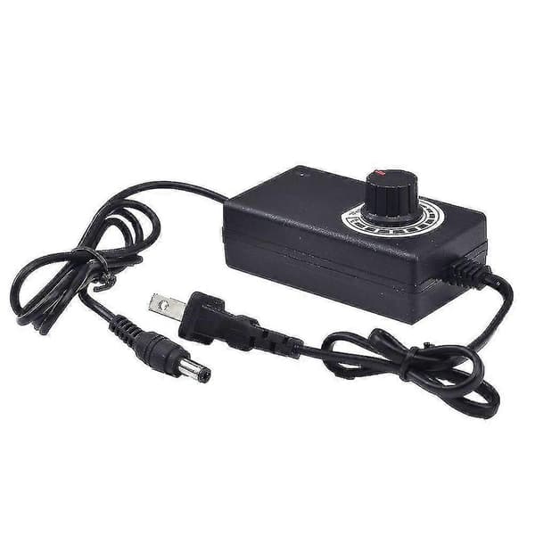 3v-12v 2a 24w justerbar strømadapter motor spændingsregulator us/eu-stik EU Plug