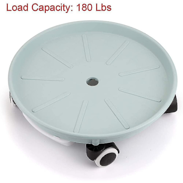 2 förpackningar Plant Caddy 34cm, Växtpall Med Vattenbehållare För Blomkrukor Ladda