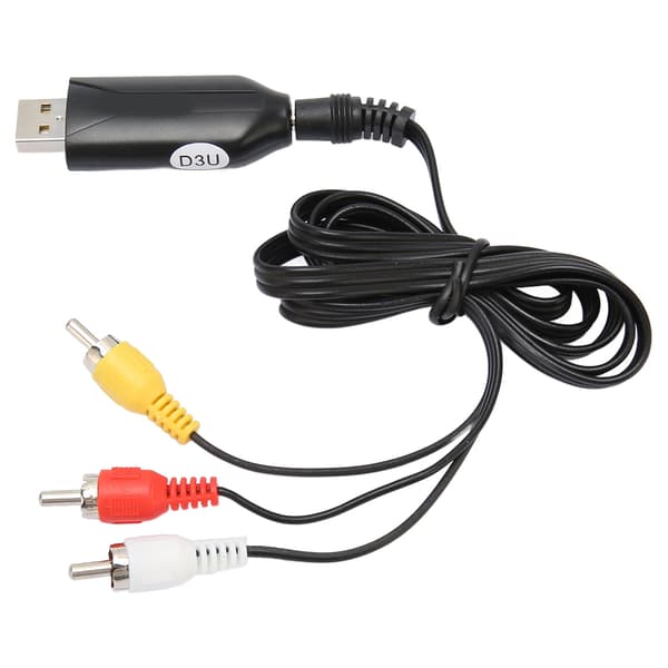 USB Video Capture Card Professionel Plug and Play VHS til DVD RCA AV til USB Video Capture Card til Windows til OS X PC