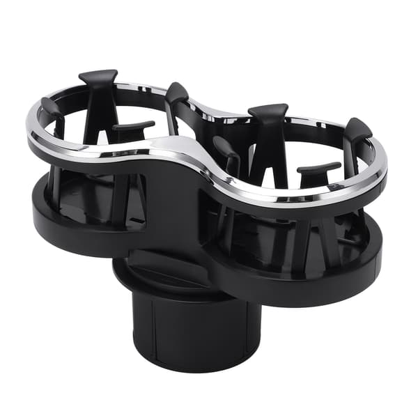 Universal 2-i-1 bilkoppholder - svart