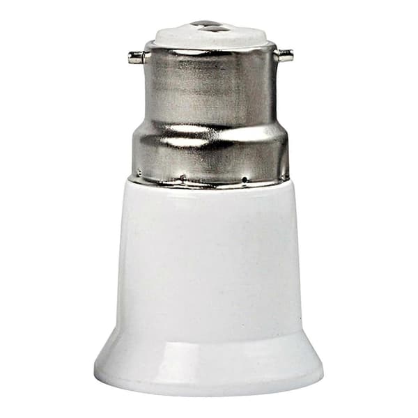 【BQ】Loftslampe Ventilator Adapter B22 til E27 Fatningskonverter B22 til E27 Pærekonverter til Lampedele Tilbehør 1pcs